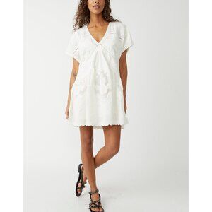Free People Serenity White Mini Dress